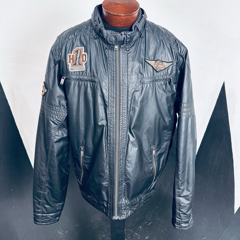 Harley-Davidson Black Bomber Varsity Jacket